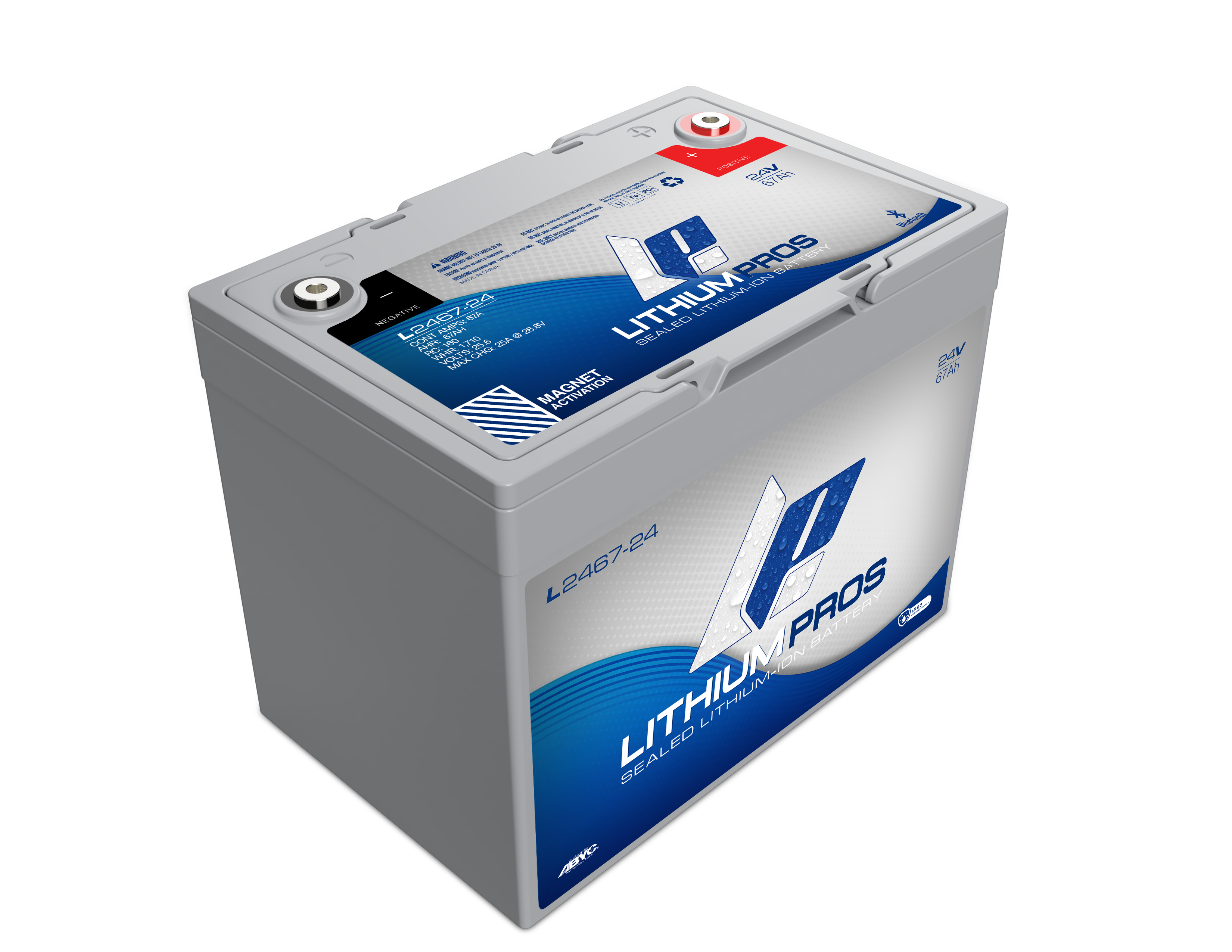 Lithium Pros L2467-24 24V 67Ah LiFePO4 Lithium Trolling Motor Battery – JS Ultimate Sounds