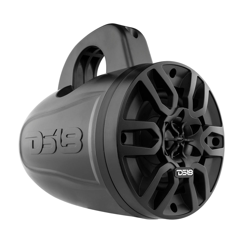 DS18 MP 4" Amplified With Bluetooth Wakeboard Tower Speakers 40 Watts Rms -Black