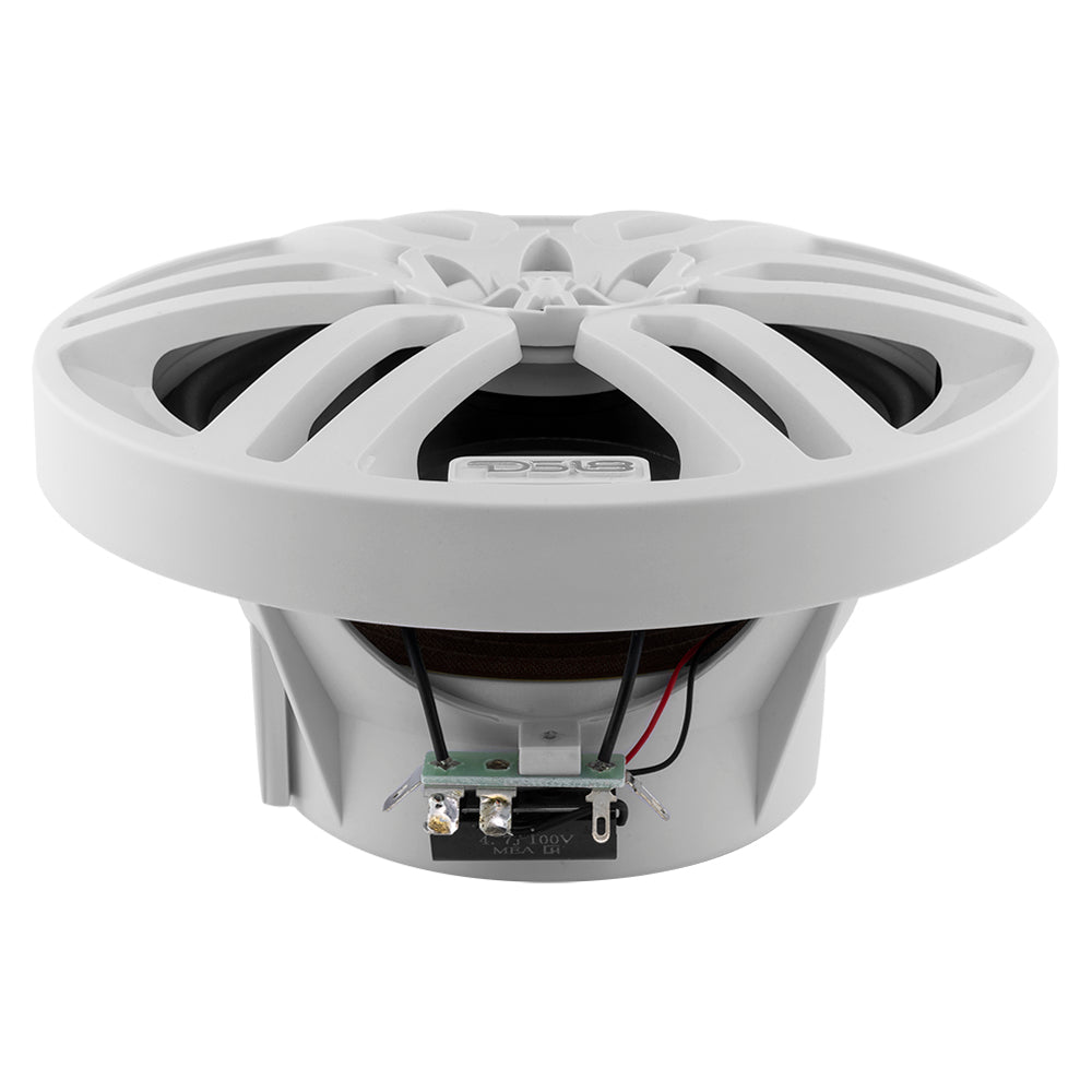 DS18 MP 6.5" 2-Way Coaxial Marine Speaker 60 Watts Rms 4-Ohm -White
