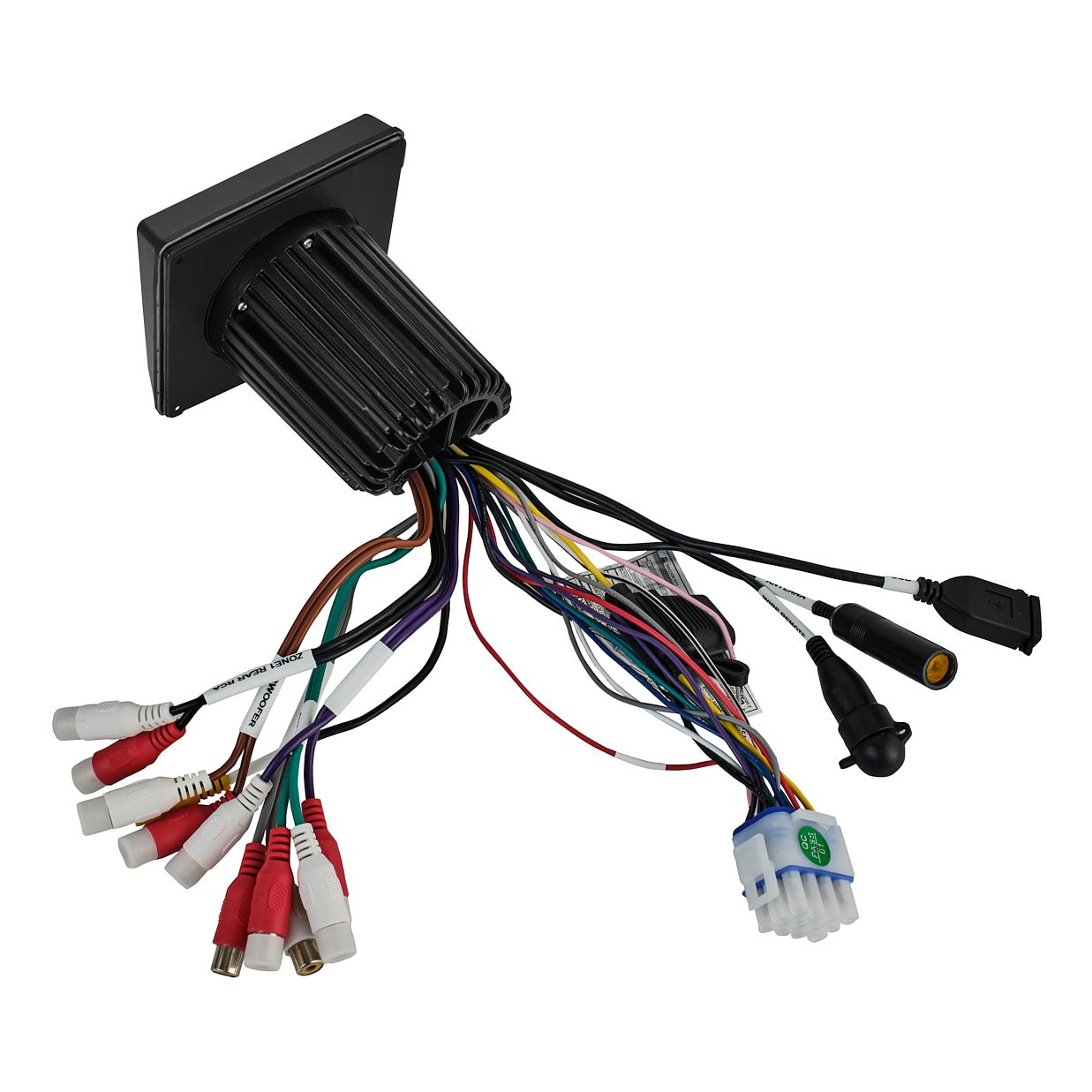 DS18 Marine and Powersports Headunit 3" Color TFT screen , 2 Zones, 4 volts Output, BT, RDS 4 X 50 Watts