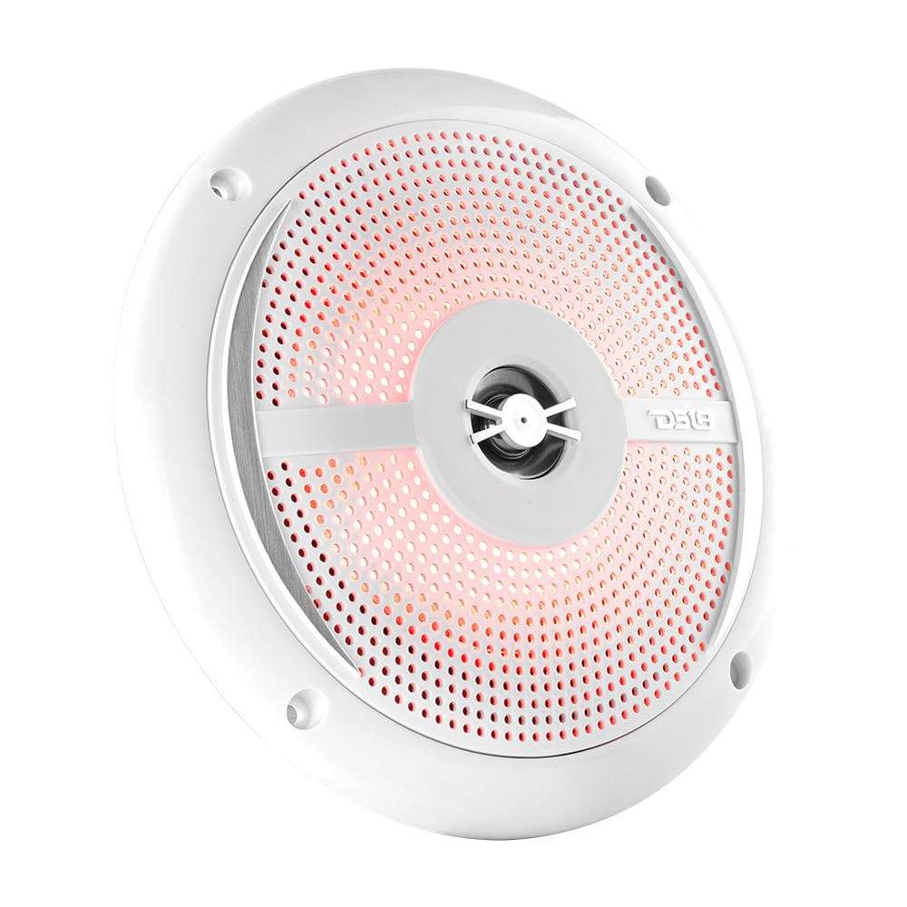 DS18 Marine and Powersports Headunit and 6.5" Marine Speaker Package (MRX1 and 2 X NXL-6SL/WH) - White