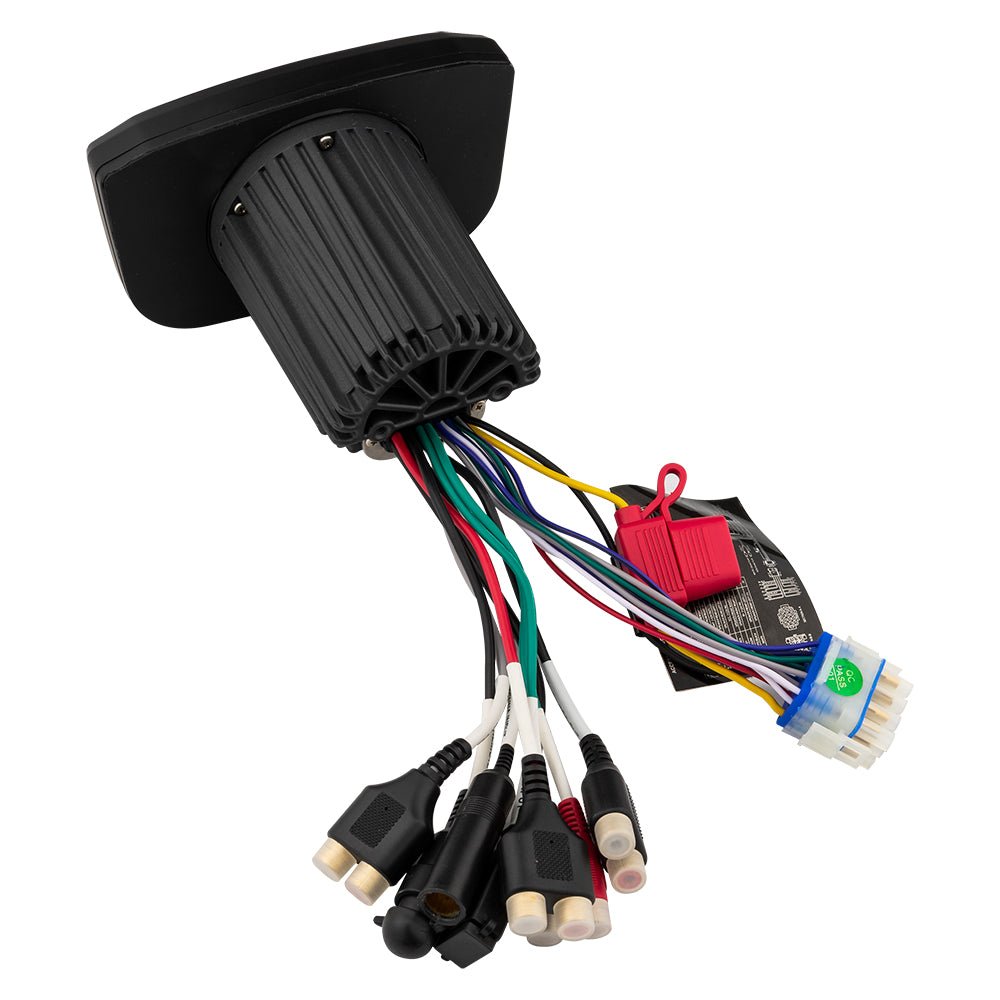 DS18 Marine and Powersports Headunit 3" LCD screen , 2 Zones, 4 volts Output, BT, RDS 4X50 Watts