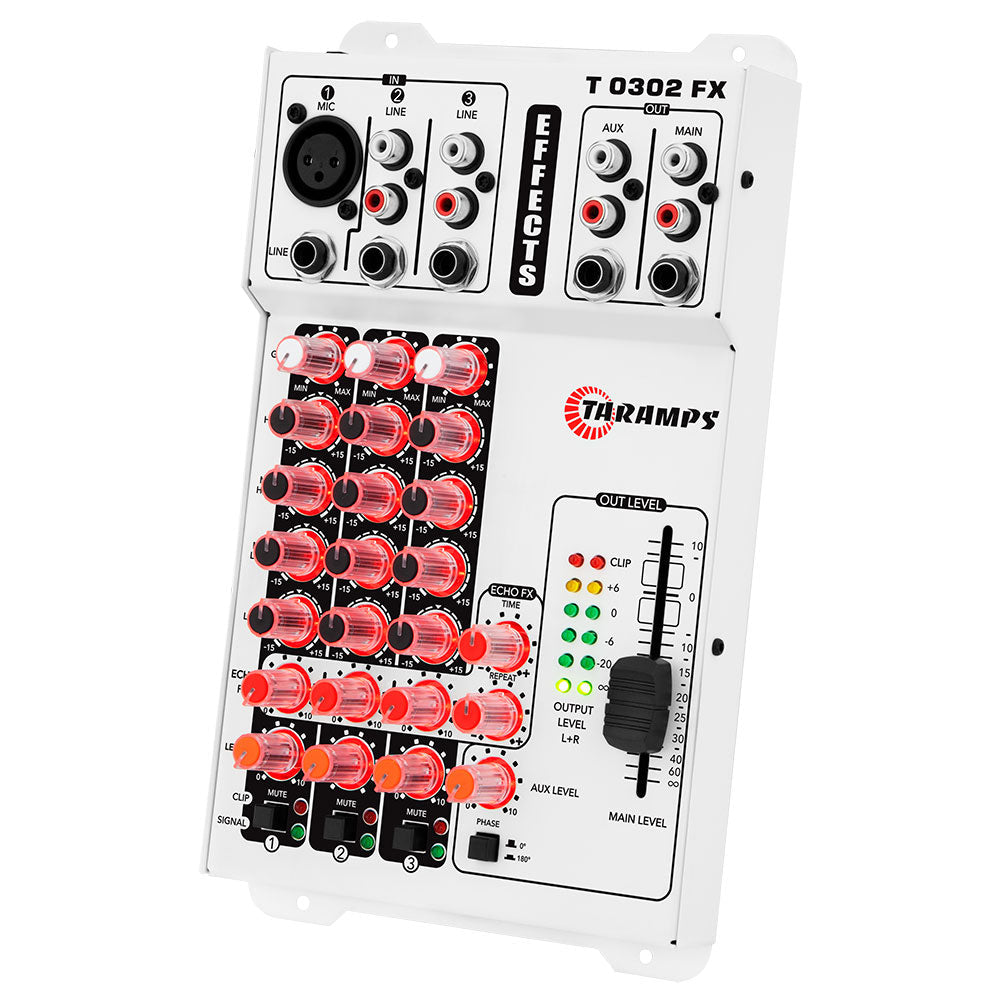 Taramps T 0302 FX – Echo FX 3 Channel Audio Mixer - 4