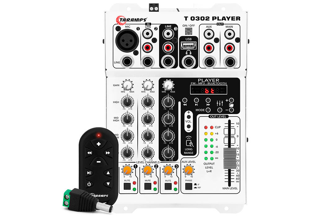 Taramps T 0302 PLAYER Audio Mixer - 1