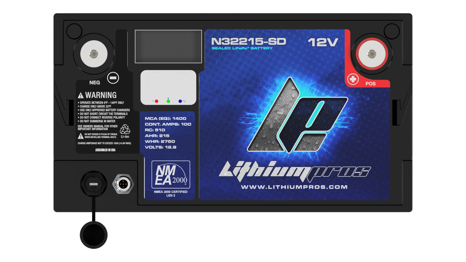 Lithium Pros N32215 12.8V 215Ah LiFePO4 Lithium Marine Starting Battery – JS Ultimate Sounds