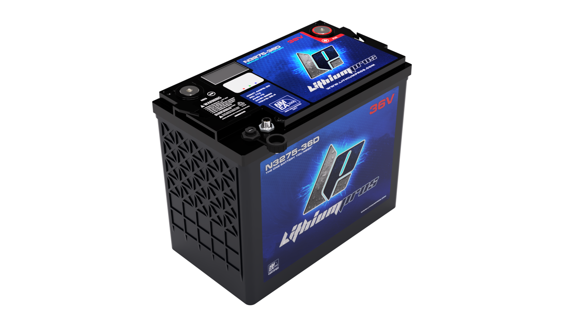 Lithium Pros N3275-36 38.4V 75Ah LiFePO4 Lithium Trolling Motor Battery – JS Ultimate Sounds