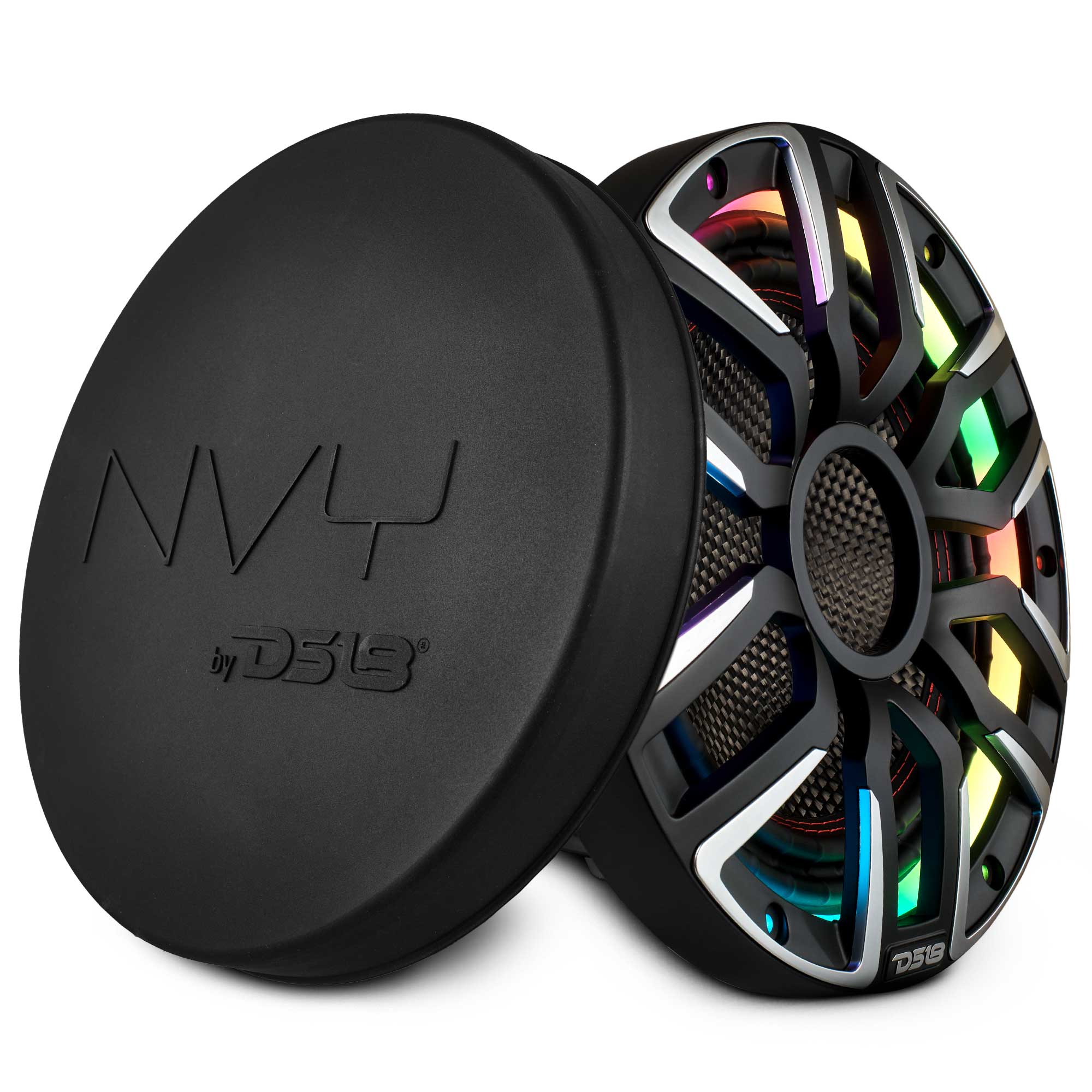 DS18 10” Neodymium Marine & Powersports Subwoofer With Carbon Fiber Cone | 600W RMS 4-Ohm