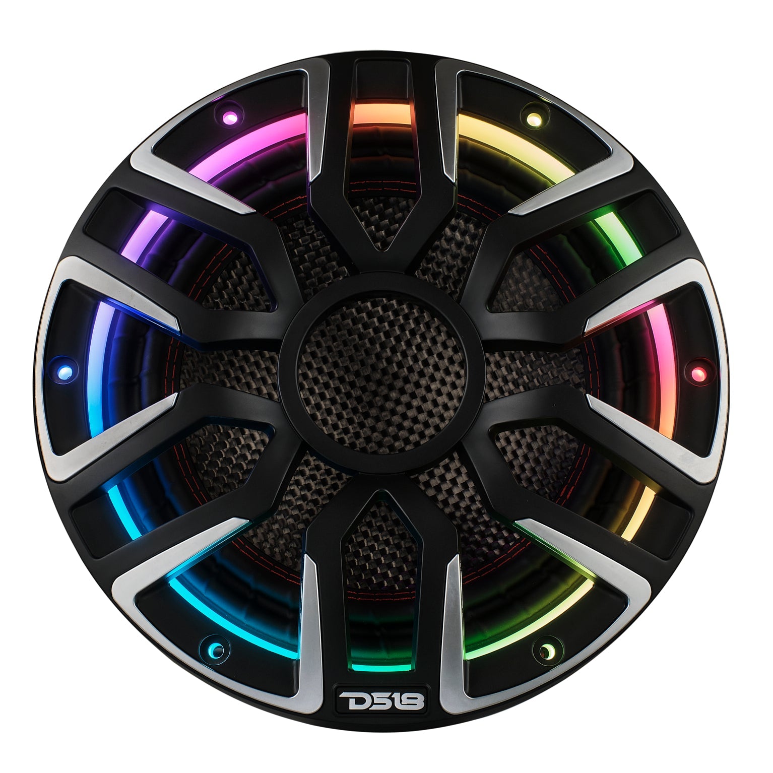 DS18 10” Neodymium Marine & Powersports Subwoofer With Carbon Fiber Cone | 600W RMS 4-Ohm
