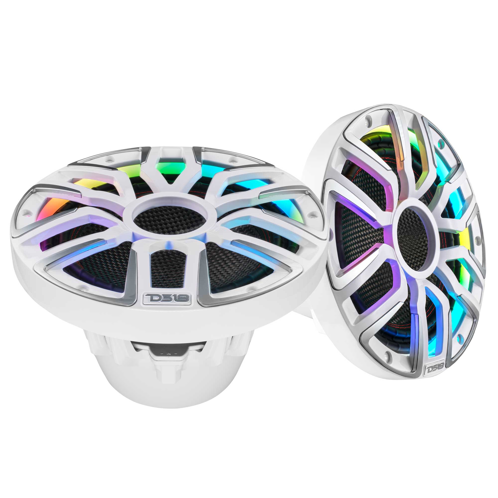 DS18 10” Neodymium Marine & Powersports Subwoofer With Carbon Fiber Cone | 600W RMS 4-Ohm