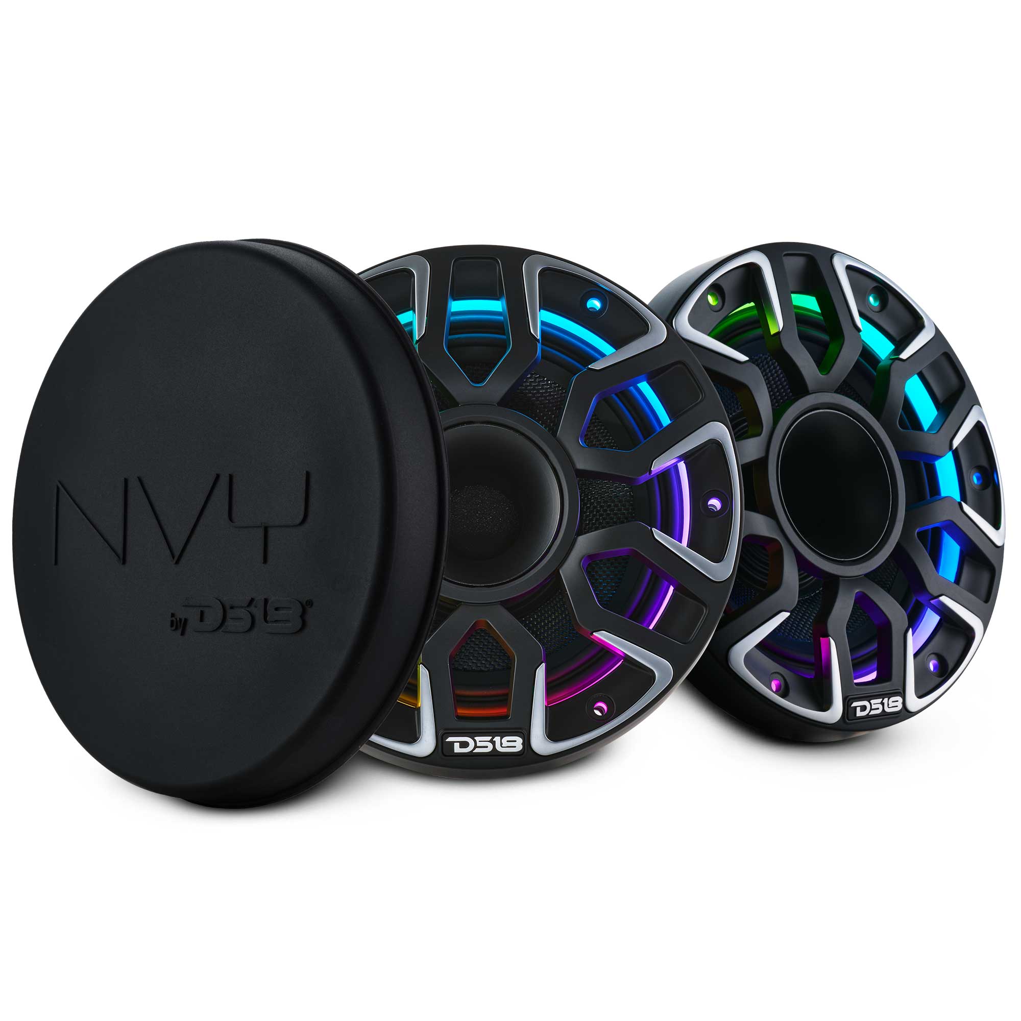 DS18 6.5” Marine Grade Hybrid Coaxial Speaker With Neodymium Magnet, Kevlar Cone, and Compression Driver | 200W RMS 4-Ohm