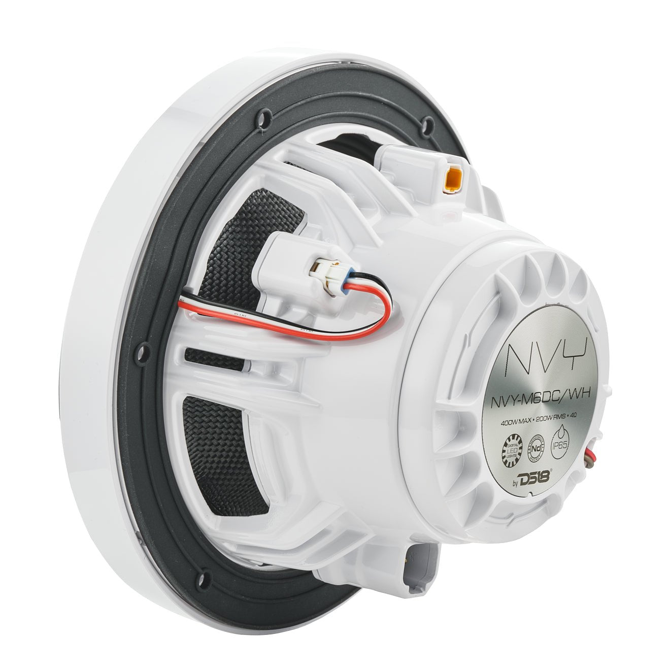 DS18 6.5” Marine Grade Hybrid Coaxial Speaker With Neodymium Magnet, Kevlar Cone, and Compression Driver | 200W RMS 4-Ohm