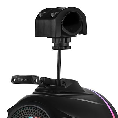 DS18 8” Marine Short Tower Speaker With Neodymium Magnet, Kevlar Cone, Compression Driver And Digital LED Lights | 200W RMS 4-Ohm