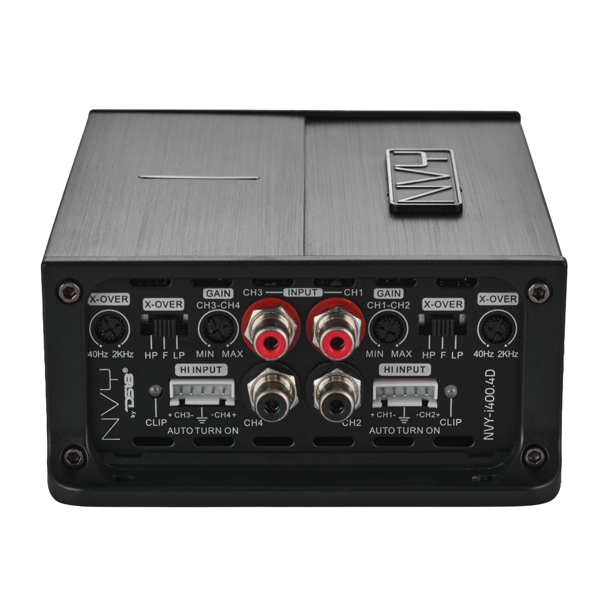 DS18 NVY-i400.4D NVY Full Range 4-Channel Amplifier 4 x 400 Watts RMS @ 2-Ohm — view 3 of 5