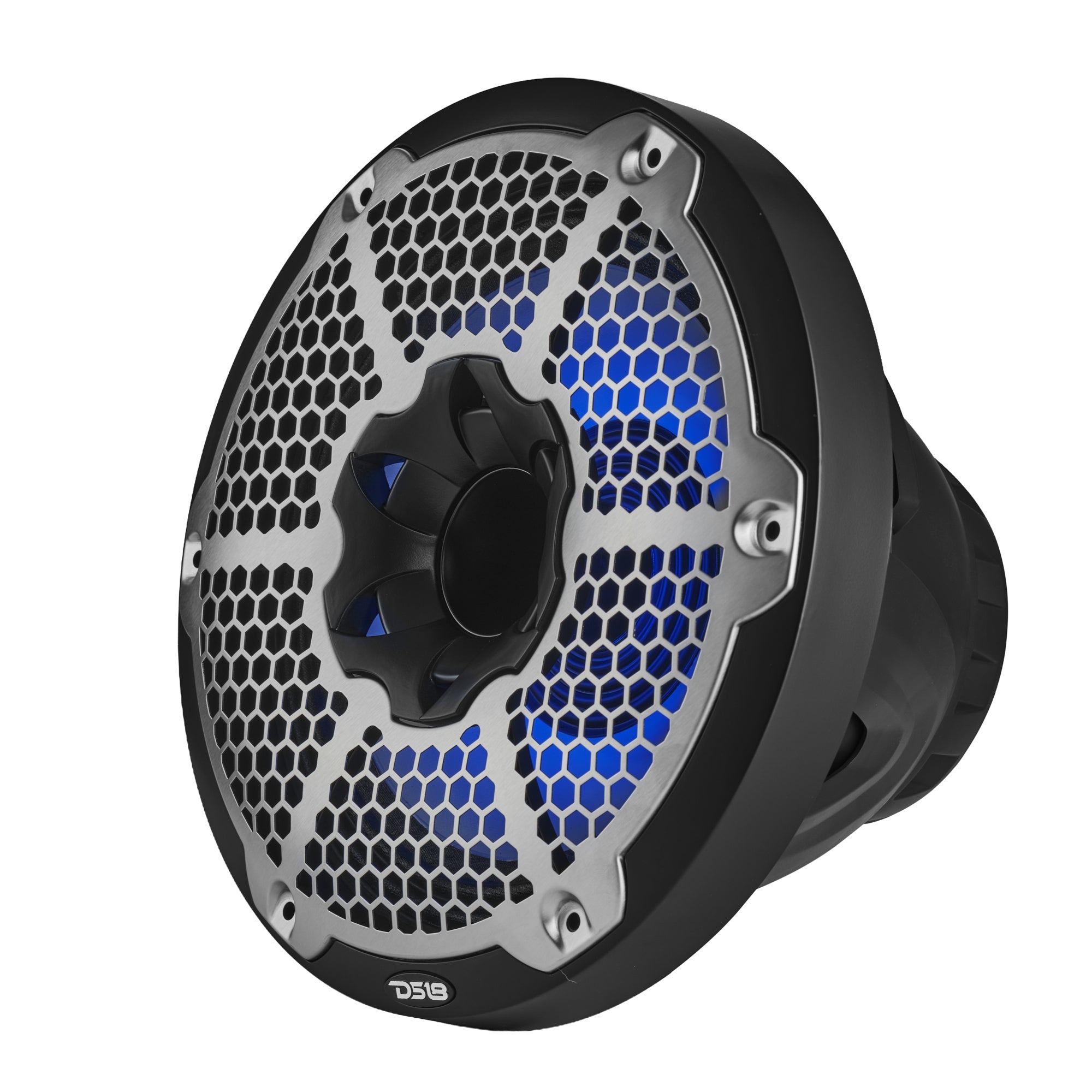 DS18 10” Marine 2-Way Hybrid Speaker with RGB LED, Compression Driver and Neodymium Magnet | 450W RMS 4-Ohm