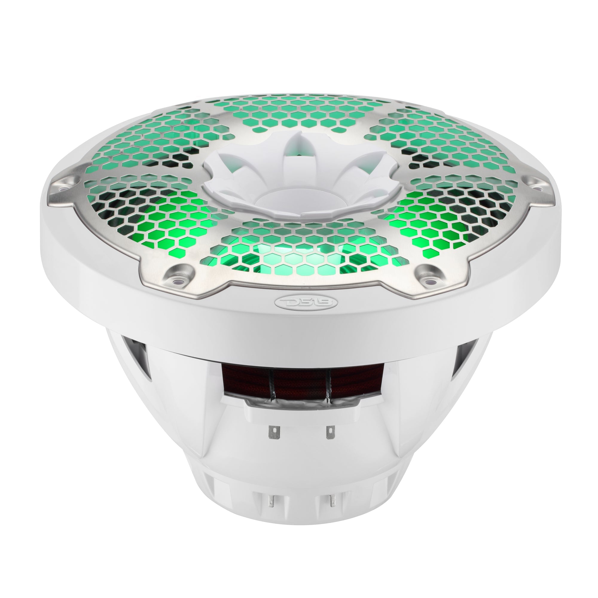 DS18 10” Marine 2-Way Hybrid Speaker with RGB LED, Compression Driver and Neodymium Magnet | 450W RMS 4-Ohm