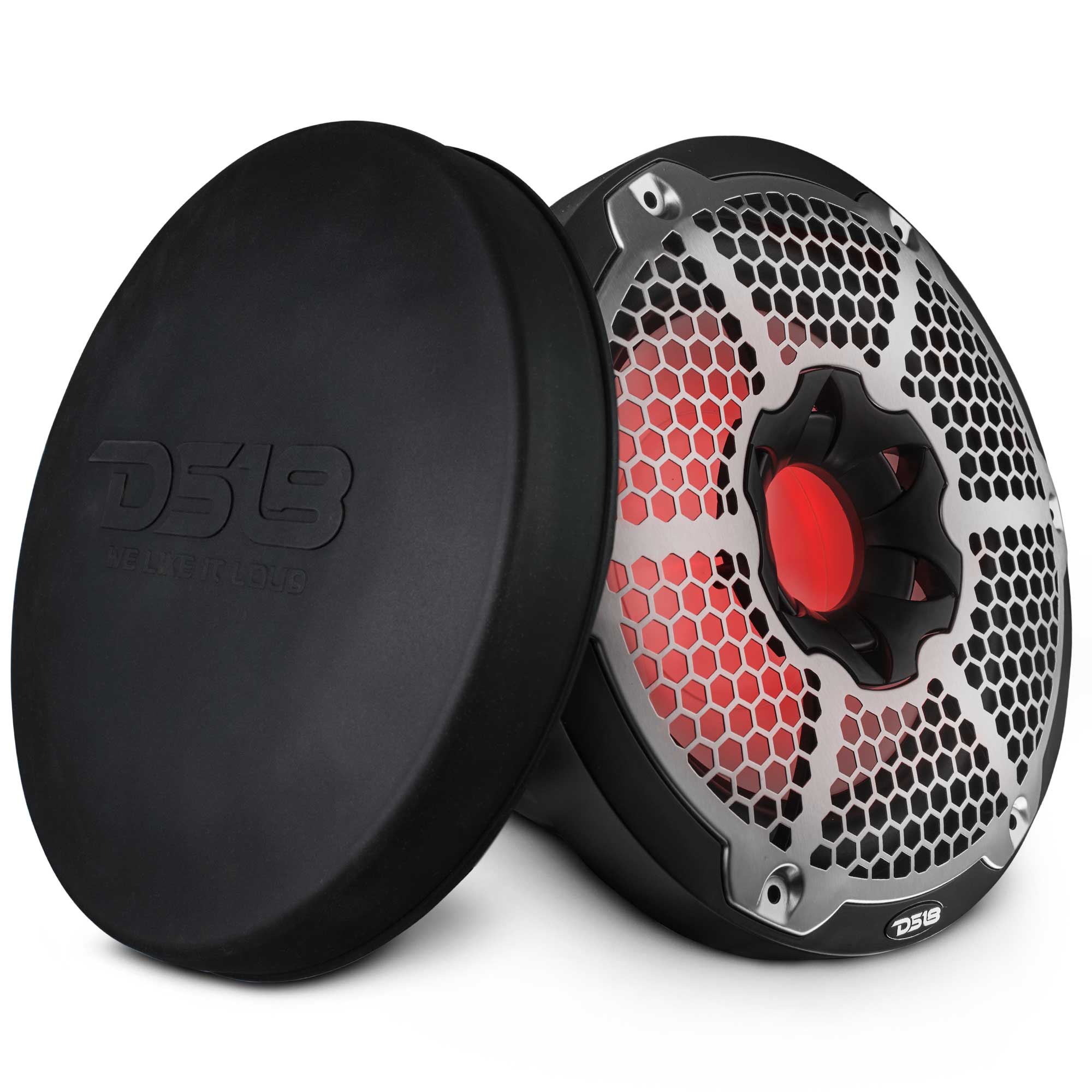 DS18 NXL 10" Marine Subwoofer with LED RGB Lights 300 Watts Rms SVC 4-Ohm