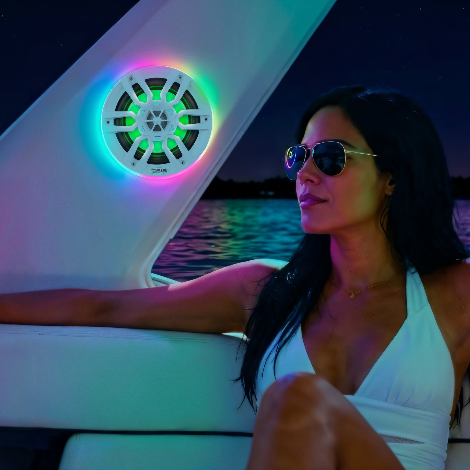 DS18 6.5" Digital LED Ring for Marine and Powersporst Speakers and Towers