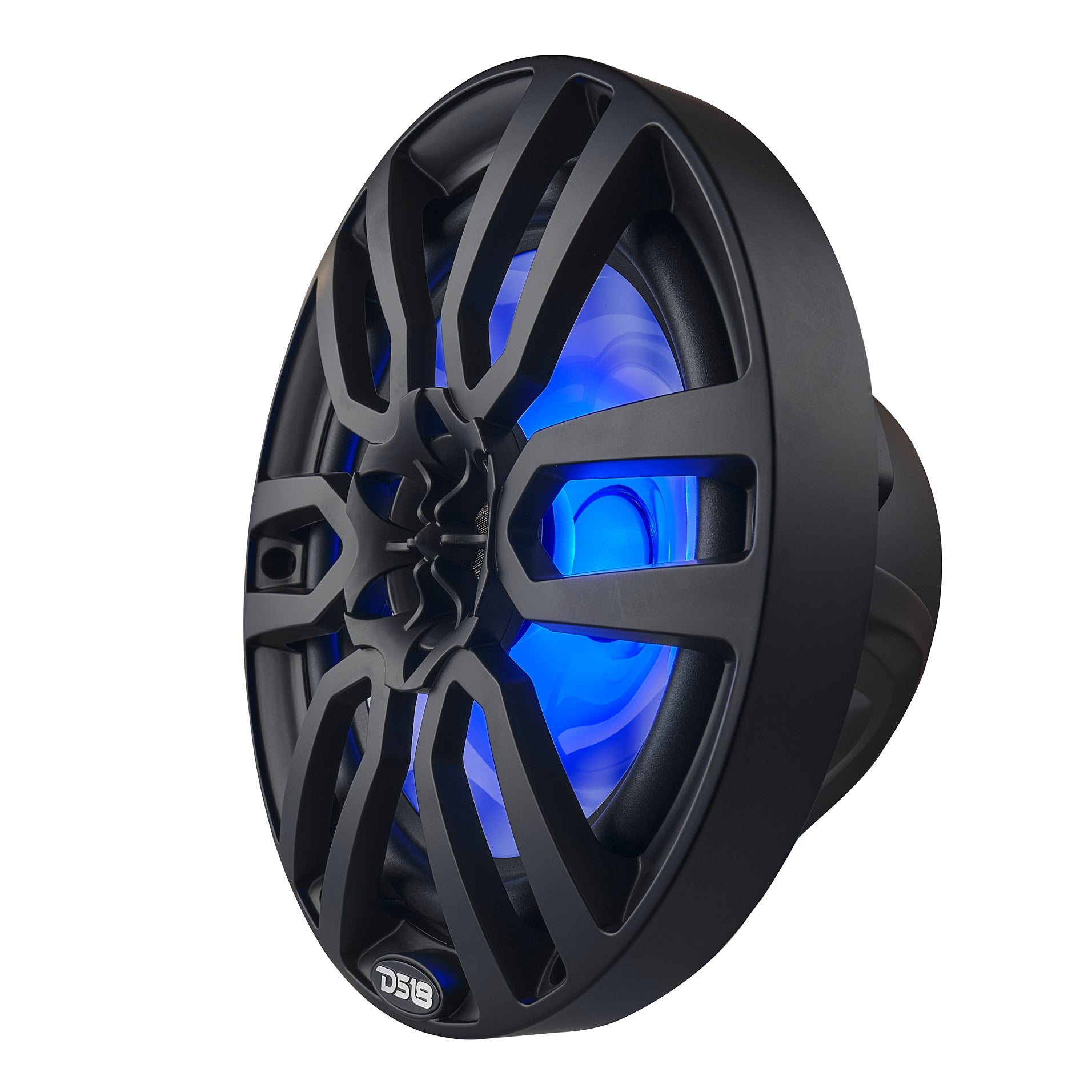 DS18 NXL 8" 2-Way Coaxial Marine Speaker with LED RGB Lights | 125W RMS 4-Ohm