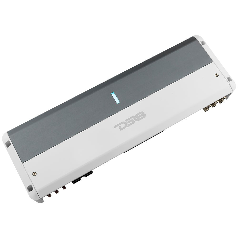 DS18 NXL 5-Channel Full-Range Class D IPX5 Marine Amplifier | 4 x 150W @ 4-Ohm and 1 x 600W RMS @ 2-Ohm