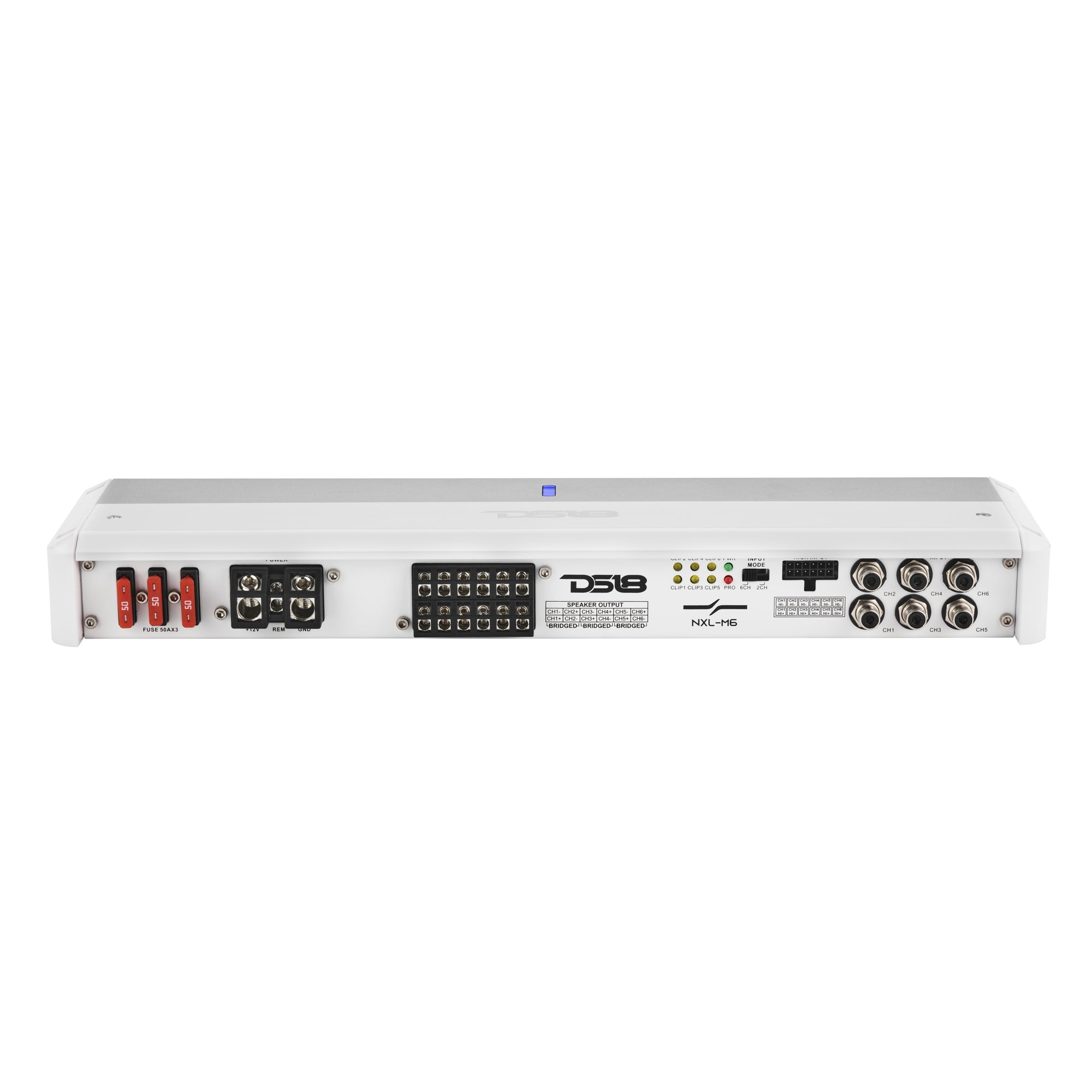 DS18 NXL 6-Channel Marine & Powersports Amplifier Class D | 6 x 150W @ 4-Ohm