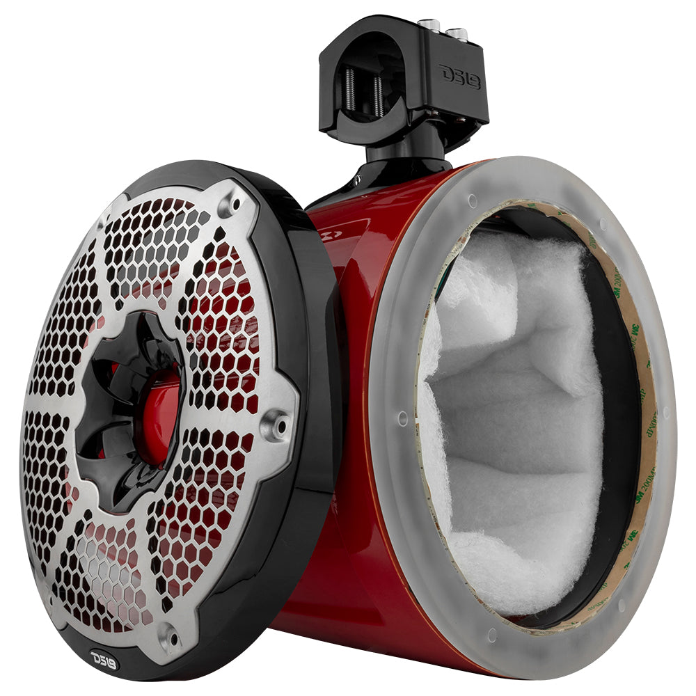 DS18 10" Marine Tower with Integrated RGB LED Lights No Speakers
