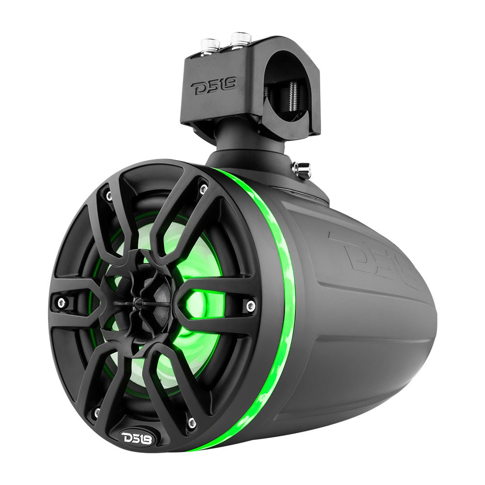 DS18 NXL 6.5" Marine and Powersports Towers LED RGB Lights 100 Watts Rms - Black