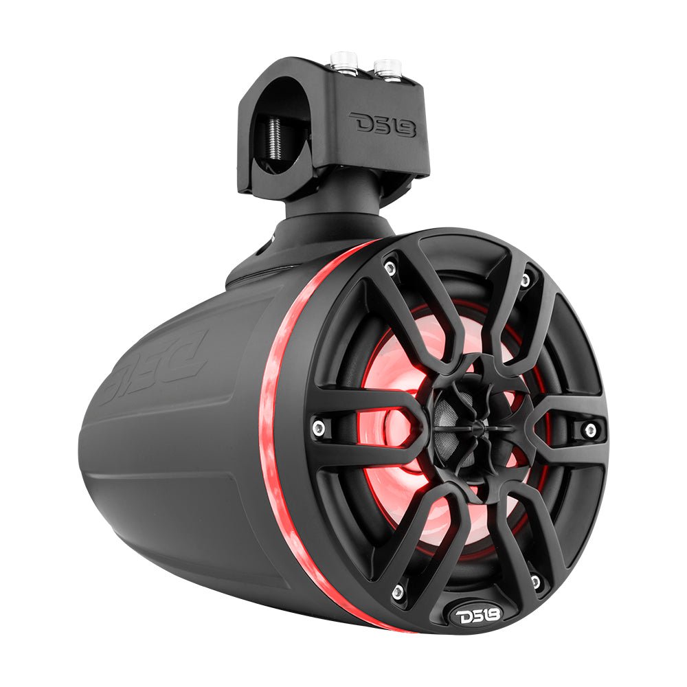 DS18 NXL 6.5" Marine and Powersports Towers LED RGB Lights 100 Watts Rms - Black