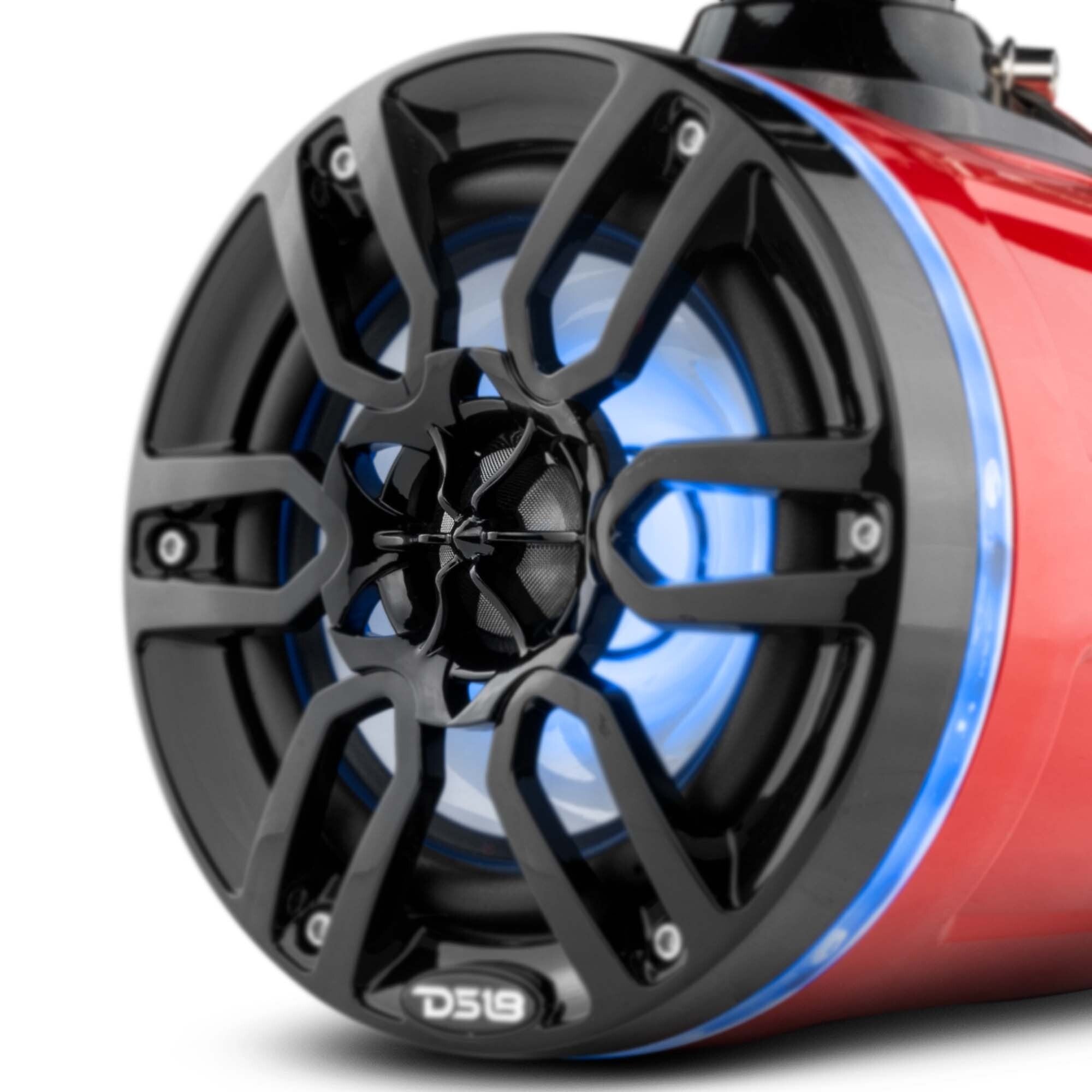 DS18 NXL 6.5" Marine and Powersports Towers LED RGB Lights 100 Watts Rms - Red