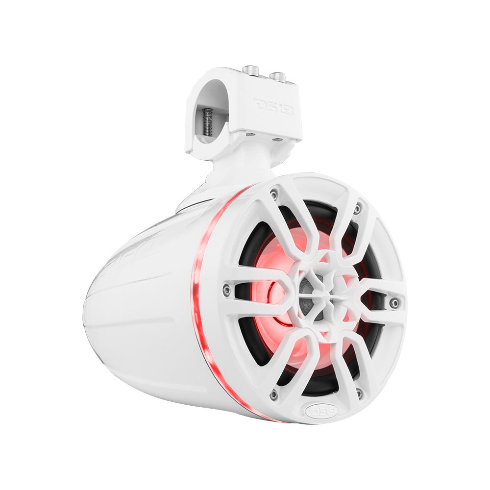 DS18 NXL 6.5" Marine and Powersports Towers LED RGB Lights 100 Watts Rms - White