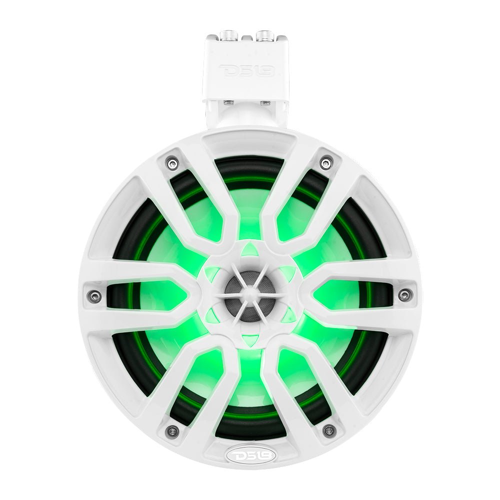 DS18 NXL 8" Marine and Powersports Towers LED RGB Lights 125 Watts Rms - White