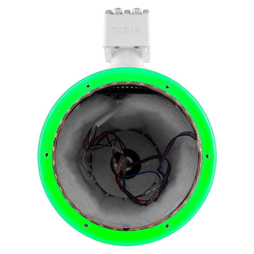 DS18 NXL 8" Marine and Powersports Empty Tower LED RGB Lights - White