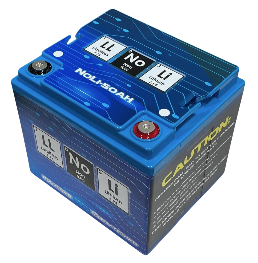 Limitless Lithium NoLi 50Ah 12V Sodium-Ion Car Audio Battery