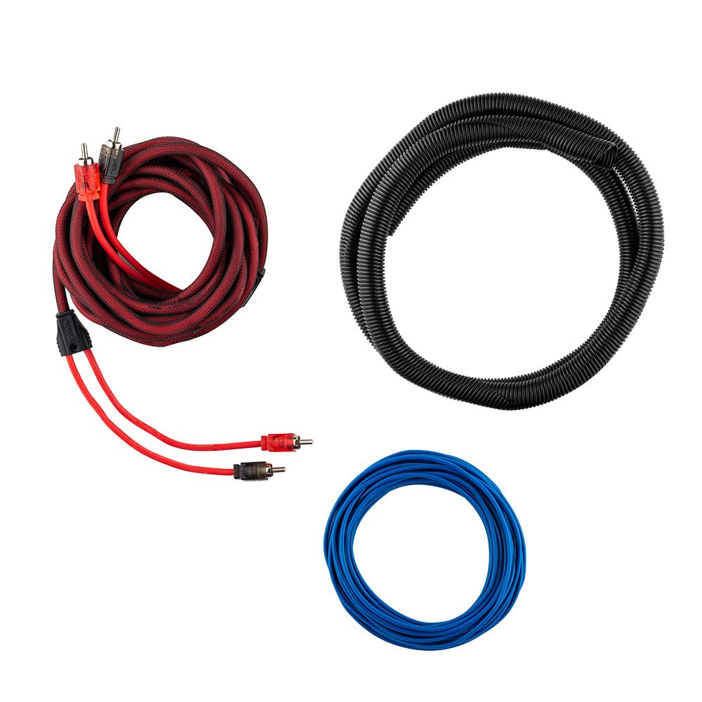DS18 0-GA OFC 100% Copper Amplifier Installation Kit - RED