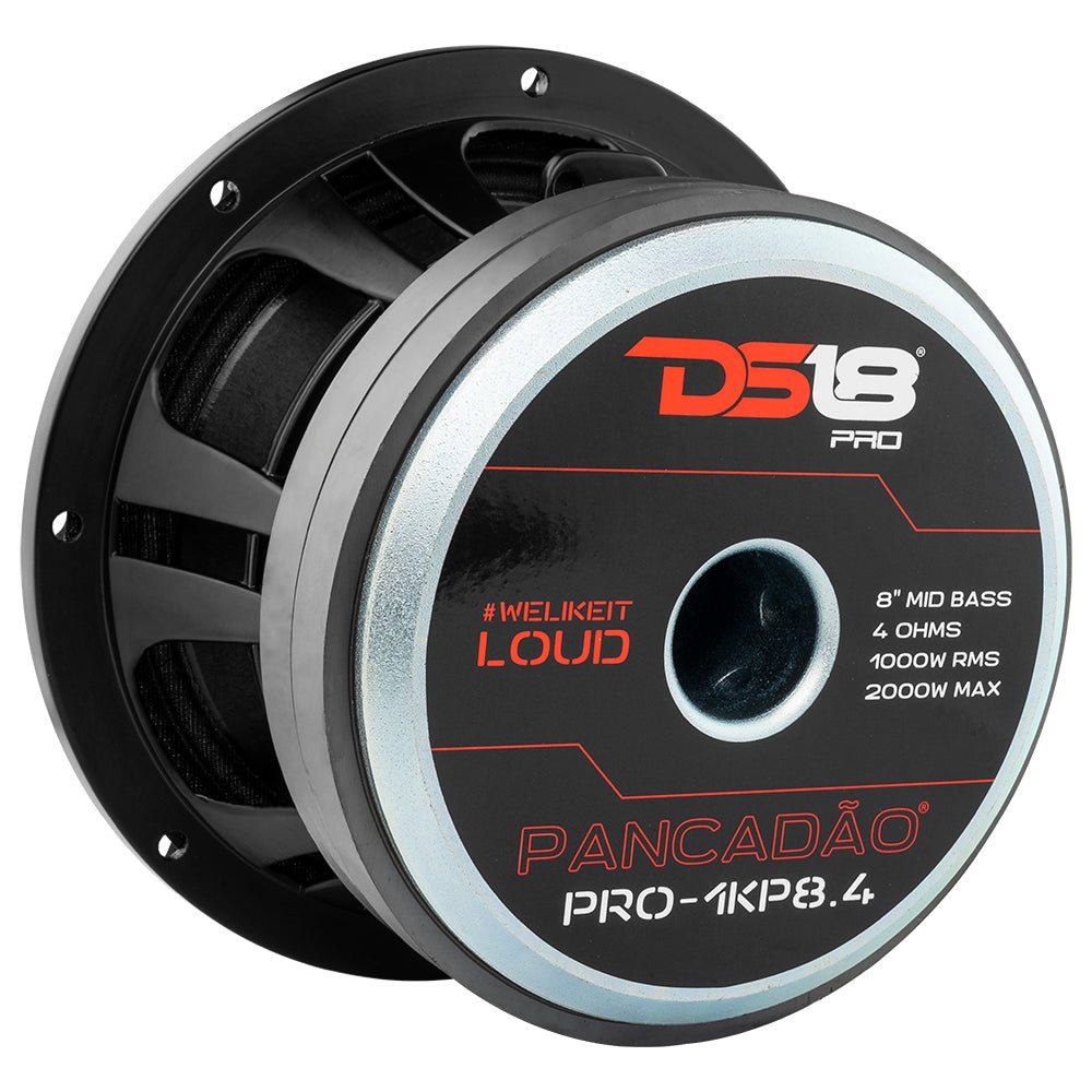 DS18 PANCADÃO Mid-Bass Loudspeaker 8" 1000 Watts Rms 4-Ohm