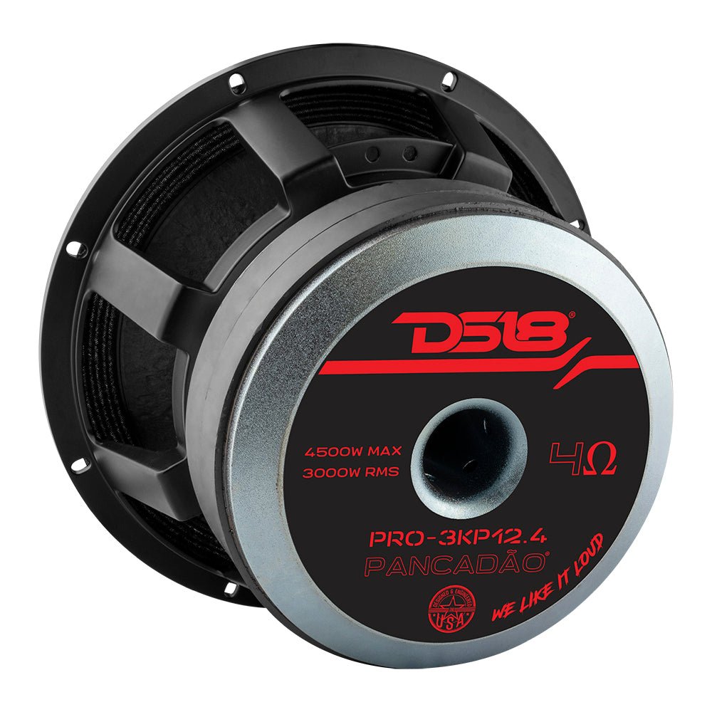DS18 PANCADÃO Mid-Bass Loudspeaker 12" 3000 Watts Rms 4-Ohm