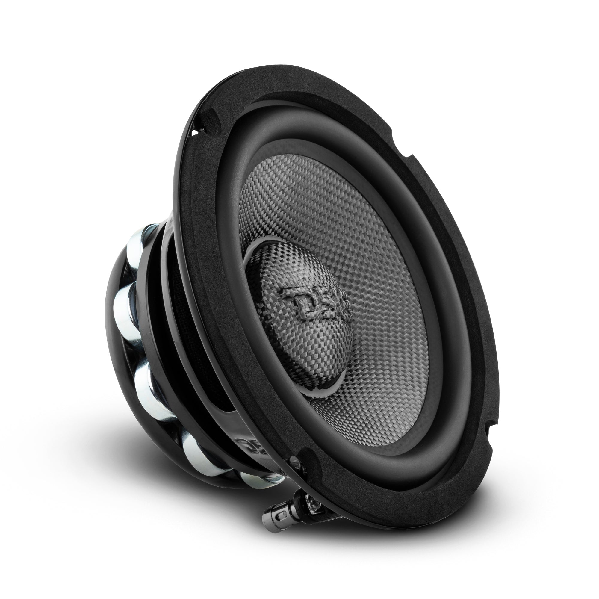 DS18 PRO 6.5" Neodymium Carbon Fiber Water resistant Cone Mid-Bass Loudspeaker 250 Watts Rms 4-Ohm