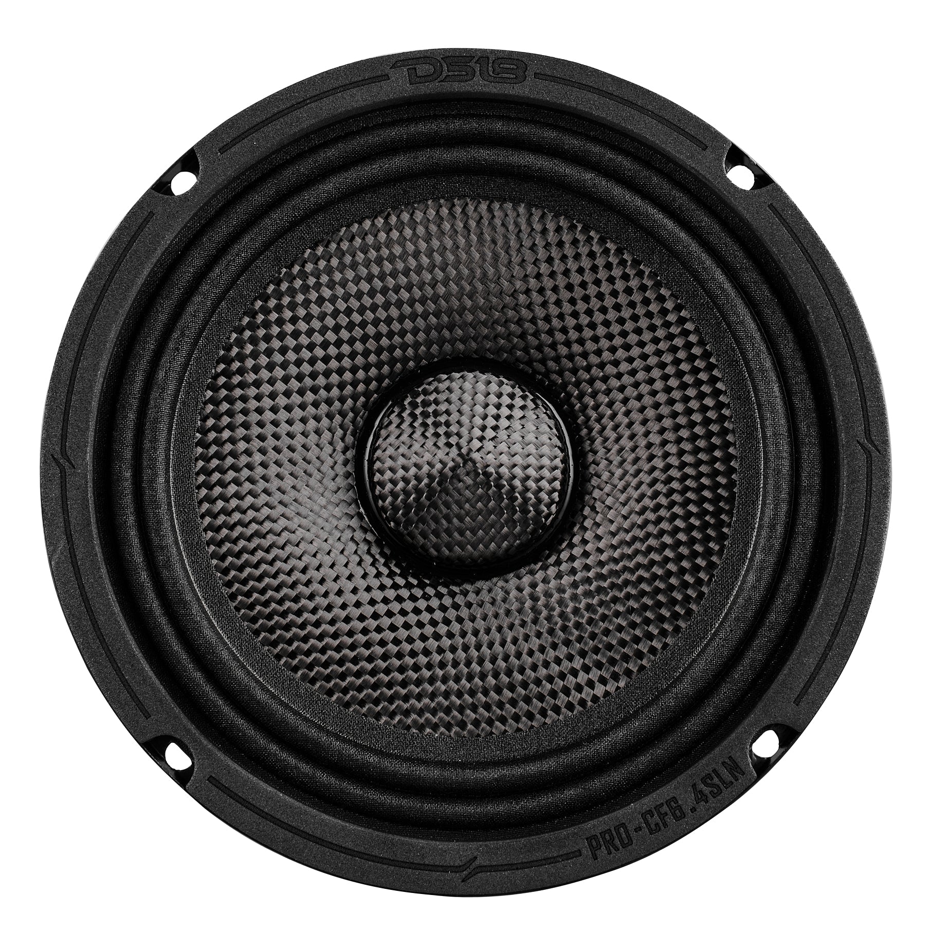 DS18 6.5” Slim Motorcycle & Motorsports Loudspeaker With Neodymium Magnet and Water Resistant Carbon Fiber Cone | 4-Ohm 150W RMS