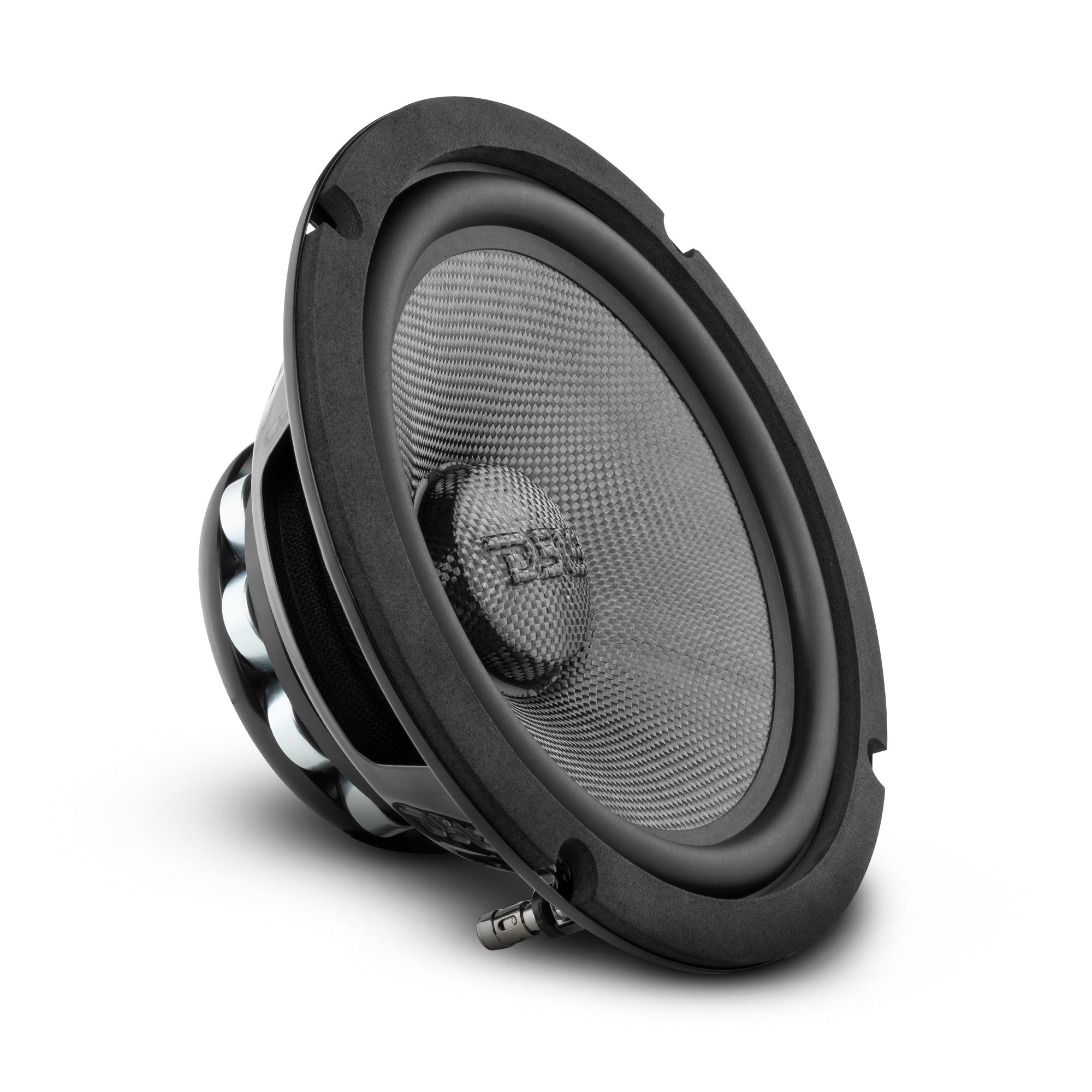 DS18 PRO 8" Neodymium Carbon Fiber Water resistant Cone Mid-Bass Loudspeaker 300 Watts Rms 4-Ohm