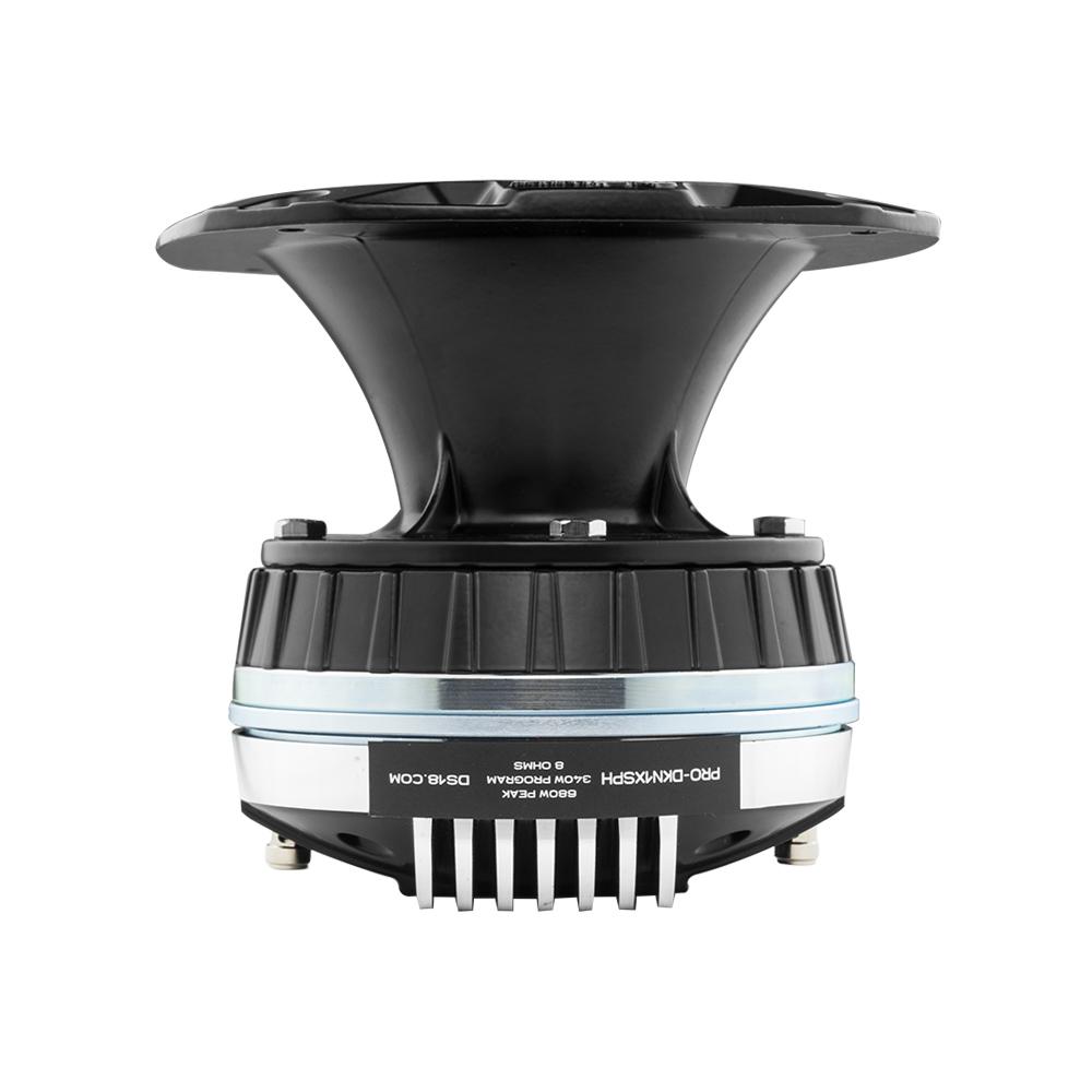 DS18 2" Bolt On Throat Neodymium Driver with Spacer, 2" Throat Phenolic VC 680 Watts and PRO-HA52/BK Horn 680 Watts 117dB 8 Ohm Mounting Depth 5.22" Throat