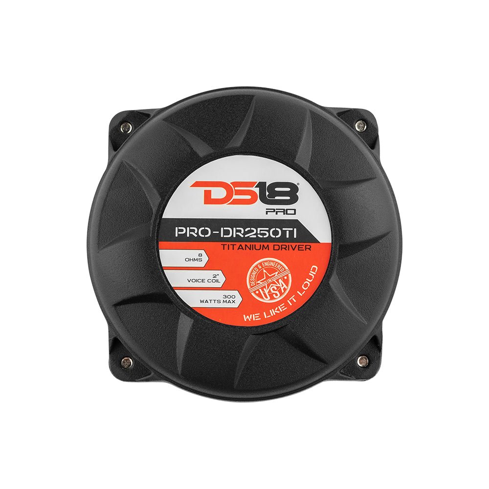 DS18 1" Throat Twist on Driver 200 Watts 2" Titanium Vc 8-Ohm