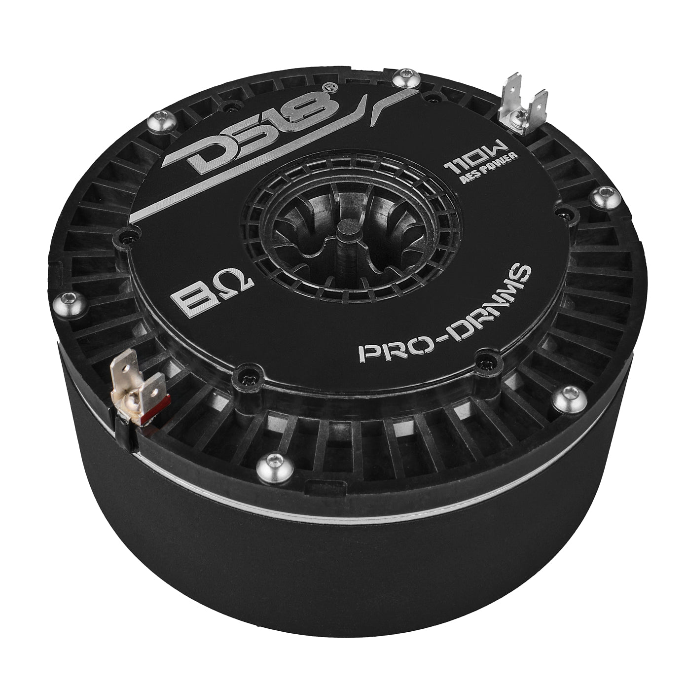 DS18 2" Throat Bolt-On Mid-Range Compression Driver 220W RMS 8-Ohm with 3.5" Polyester Voice Coil and Neodymium Magnet