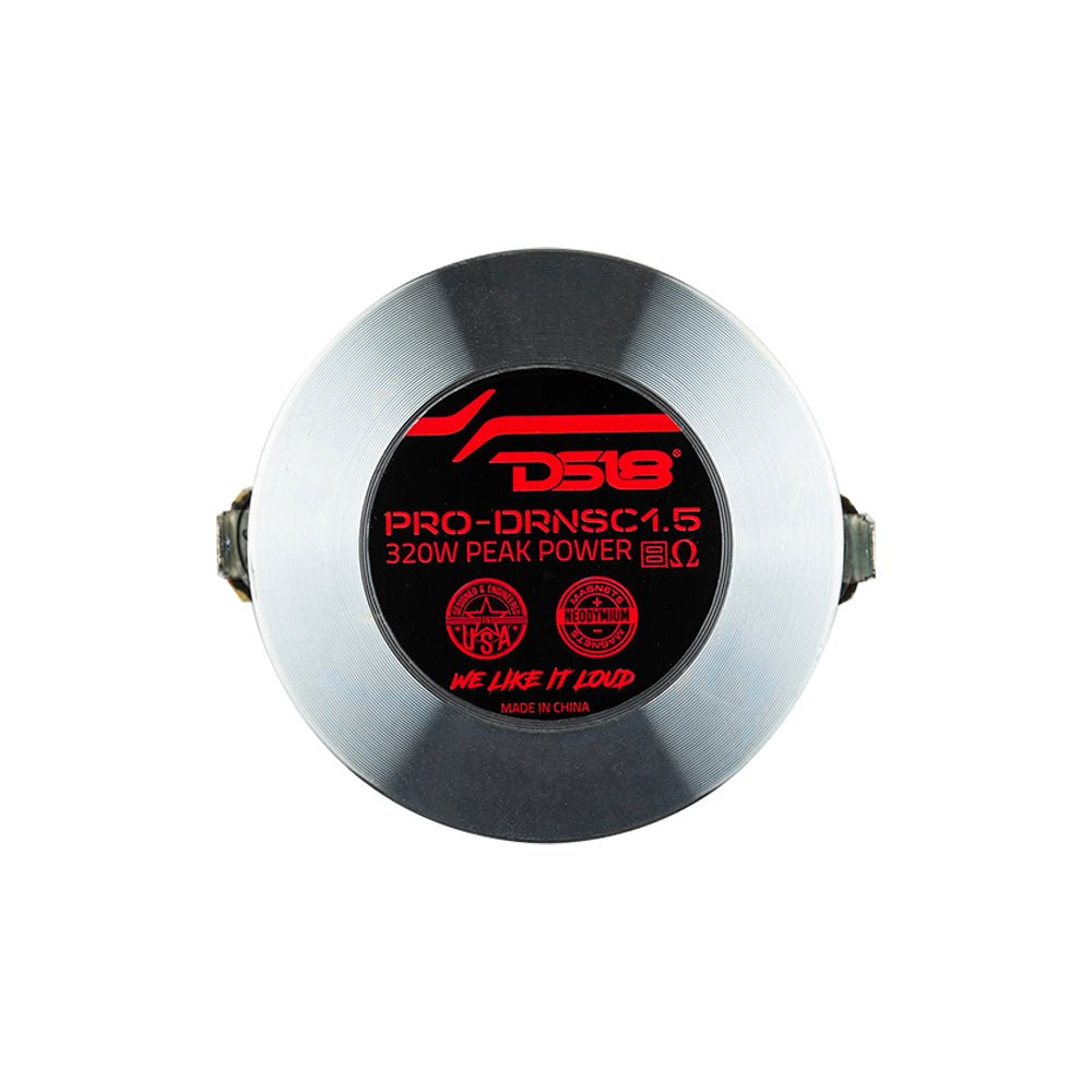 DS18 1" Throat Twist On Neodymium Driver 160 Watts 1.5" Composite Polyimide Vc 8-Ohm