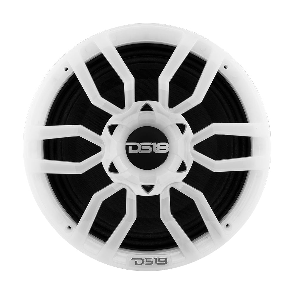 DS18 10" Universal Speaker Grill Cover -RGB LED Lights