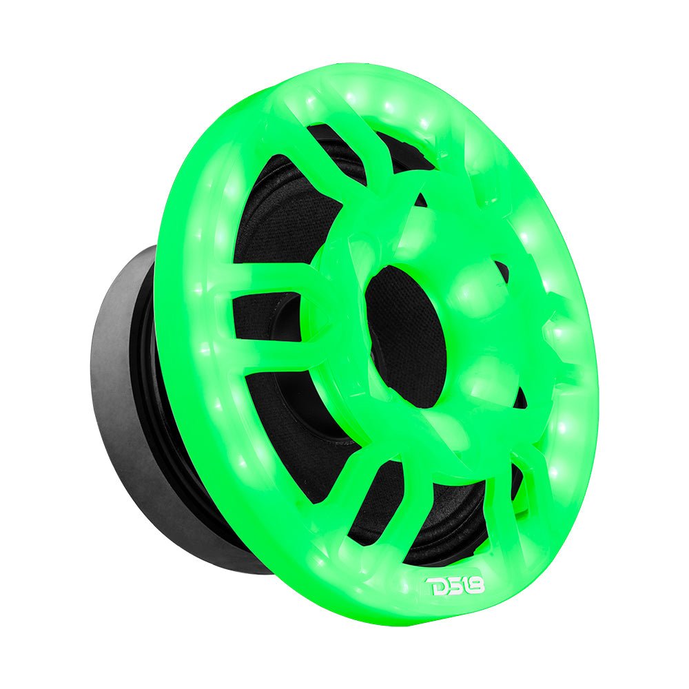 DS18 6.5" Universal Speaker Grill Cover -RGB LED Lights