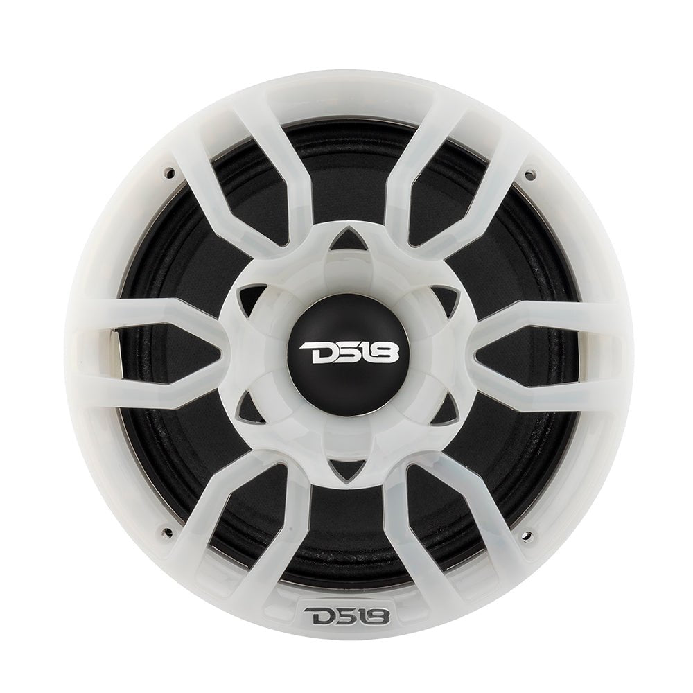 DS18 8" Universal Speaker Grill Cover -RGB LED Lights