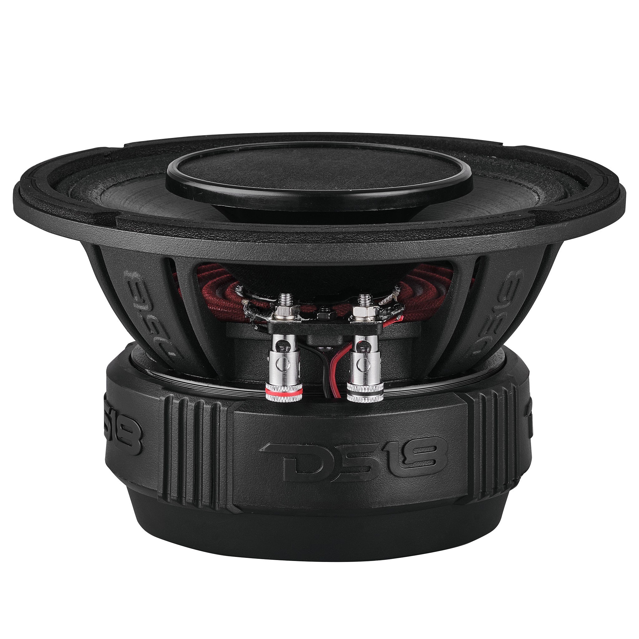 DS18 PRO 6.5" Coaxial Hybrid Mid-Range Water resistant Cone Loudspeaker with Built-in Driver 225 Watts Rms 4-Ohm