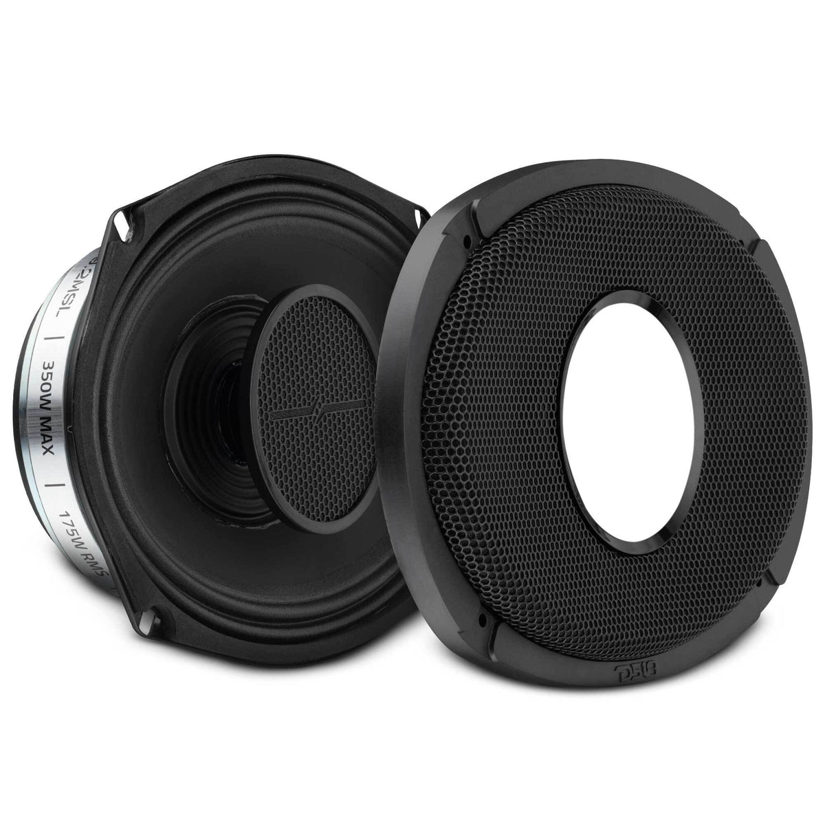 DS18 PRO-HY69.2MSL PRO 6x9” Hybrid Slim Loudspeaker with Water-Resistant Cone and Compression Driver Horn 175W