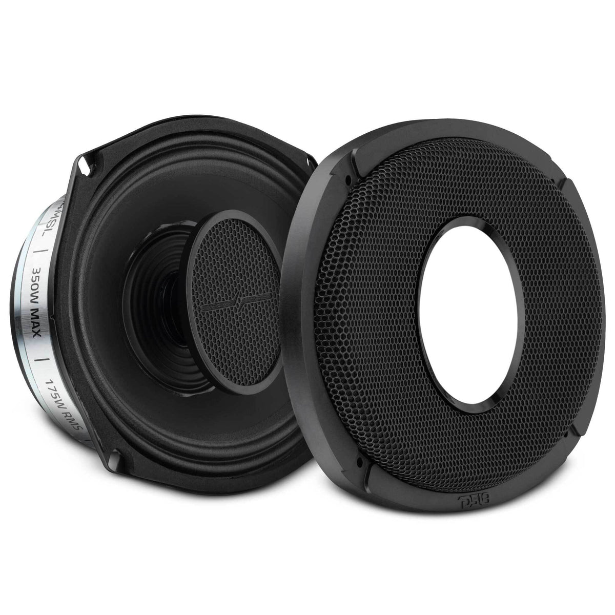 DS18 PRO-HY69.4MSL PRO 6x9” Hybrid Slim Loudspeaker with Water-Resistant Cone and Compression Driver Horn 175W