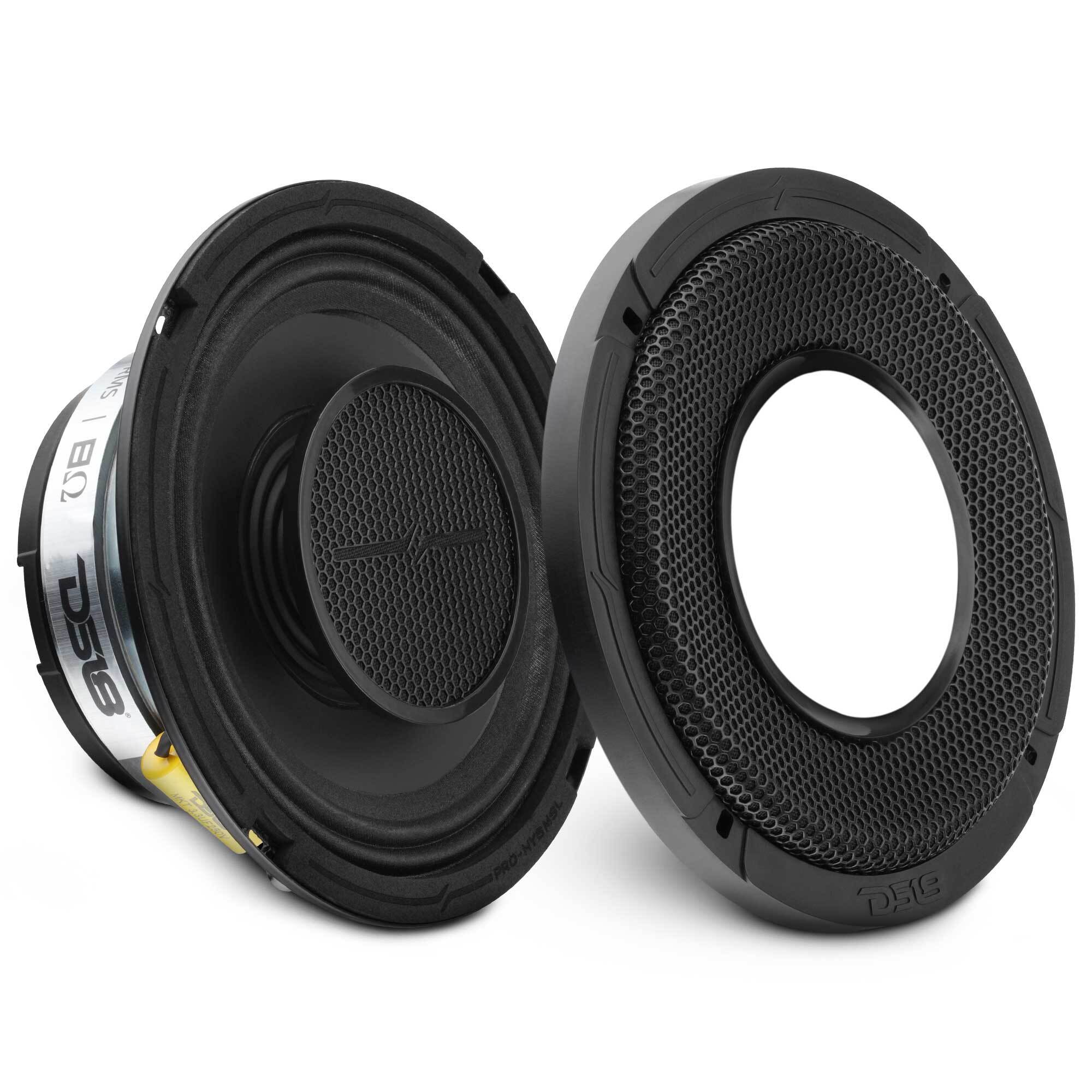 DS18 PRO 6.5" Shallow Coaxial Hybrid Mid-Range Loudspeaker with Built-in Driver | 150W RMS 8-Ohm