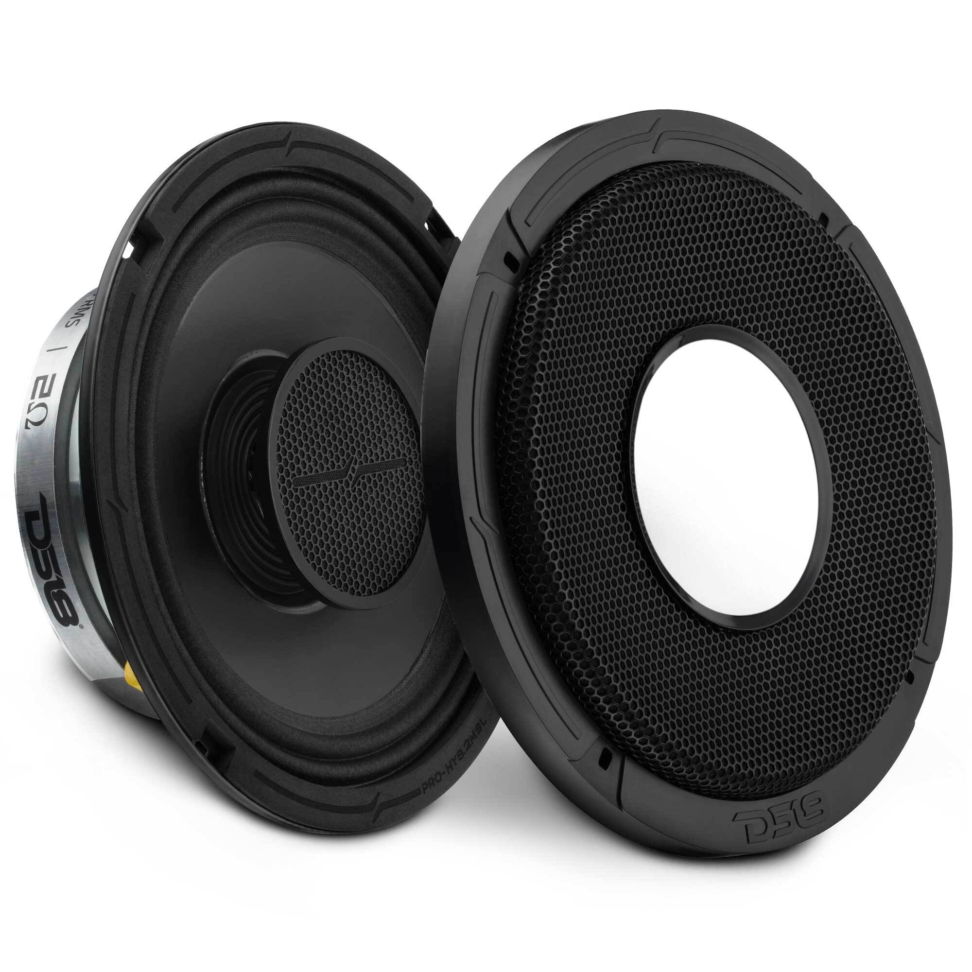 DS18 PRO 8" Hybrid Slim Loudspeaker with a 1" Compression Driver Horn | 200W RMS 2-Ohm